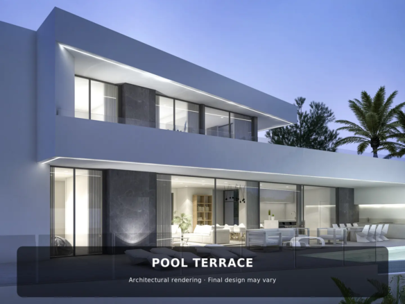 New-build villa with panoramic sea views in Cumbre del Sol