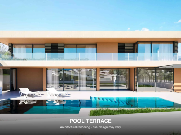 Contemporary new-build villa with private pool in Benimeit Moraira